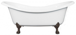 Ванна Castone Корсика 190x86 на ножках (бронзовые)