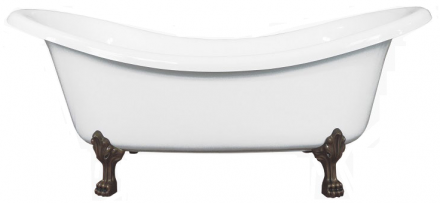 Ванна Castone Корсика 190x86 на ножках (бронзовые)