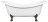 Ванна Castone Корсика 190x86 на ножках (бронзовые)