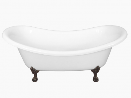 Ванна Castone Корсика 190x86 на ножках (бронзовые)