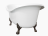 Ванна Castone Корсика 190x86 на ножках (бронзовые)