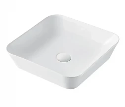 Milleau Miel MU0021A-GW Раковина накладная 43x43x11 белый глянец