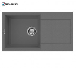Omoikiri Sakaime 78-PL мойка 780x435 платина