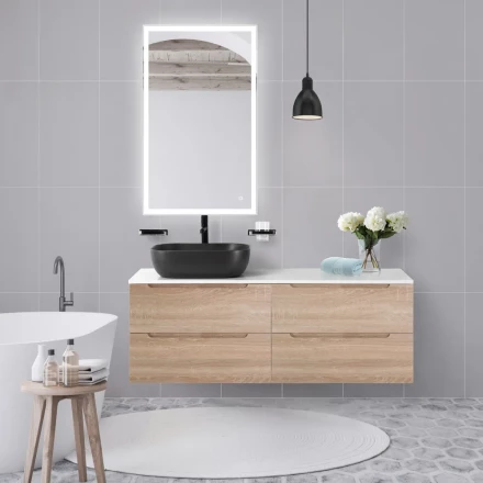 BelBagno KRAFT-1000-2C-PIA-RT тумба с керамической раковиной напольная