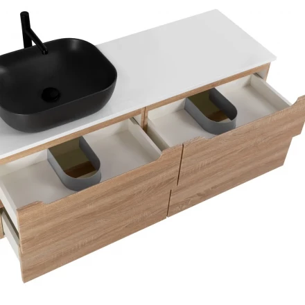 BelBagno KRAFT-1000-2C-PIA-RT тумба с керамической раковиной напольная