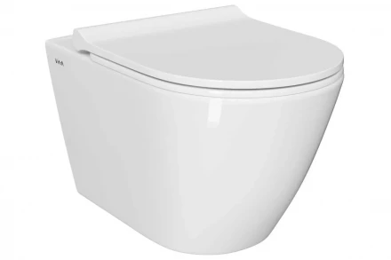 Vitra 9878B003-7200 Sanibelle Унитаз подвесной в комплекте с инсталляцией (клавиша хром)