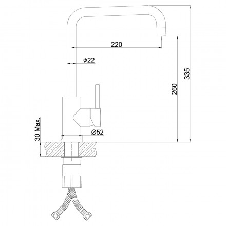 Lemark Expert LM5077S смеситель для кухни