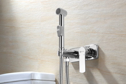 Lemark Plus Grace LM1519C смеситель с гигиеническим душем, встраиваемый
