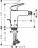Hansgrohe Logis 71200000 смеситель для биде 100 мм