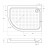 BelBagno TRAY-BB-RH-120/80-550-15-W-R акриловый поддон