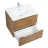 BelBagno KRAFT 39-800/390-2C-SO-PP тумба с раковиной подвесная