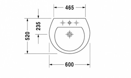 Duravit Darling New 2621600000 Раковина