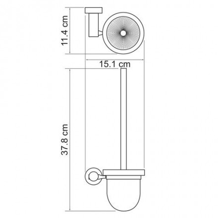Wasserkraft Donau K-9427 Щетка для унитаза