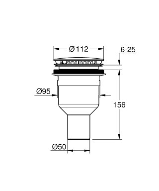 Grohe 49533000 сифон для душевого поддона