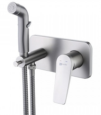Lemark Bronx LM3720GM смеситель с гигиеническим душем (графит)