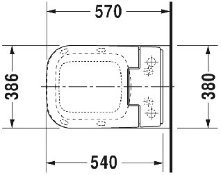 Duravit P3 Comforts SensoWash 256159 00 00 611400 00 2000300 подвесной унитаз