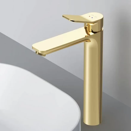 AM.PM X-Joy F85A92099 Смеситель для раковины высокий золото