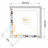 CEZARES ELENA-W-B-13-60+60/30-C-Cr душевая дверь
