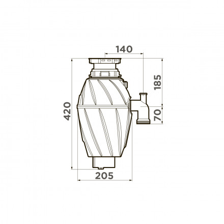 Omoikiri Nagare 1000 4995058 Измельчитель бытовых отходов