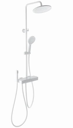 Wonzon &amp; Woghand Muse WW-B3580-MW Душевая система с термостатом белый матовый