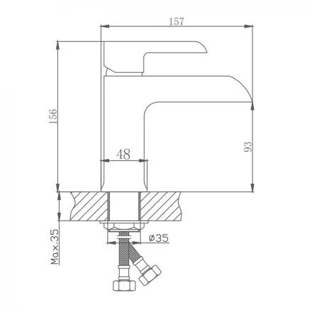 Haiba HB10805-7 Смеситель для раковины