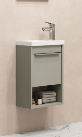 Акватон Хоуп 40 хаки тумба подвесная под раковину