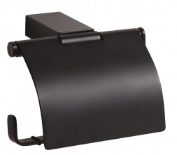 Bemeta NERO 135012010 Держатель туалетной бумаги с крышкой