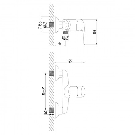Lemark Pramen LM3303C смеситель для душа
