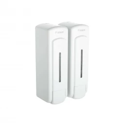 Fixsen Hotel FX-31012H-2 Дозатор для ж/м настенный двойной 325+325мл пластик белый