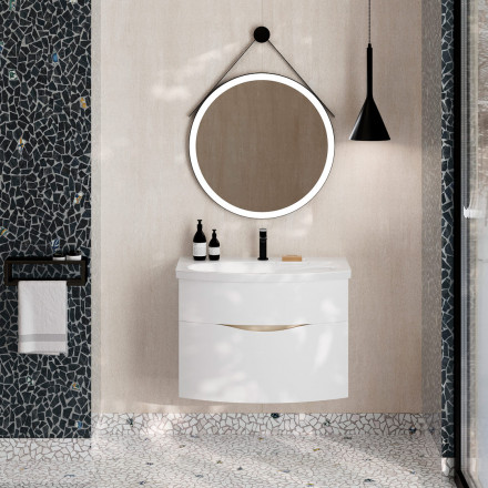 Kerama Marazzi Riva тумба 80 см, белая матовая