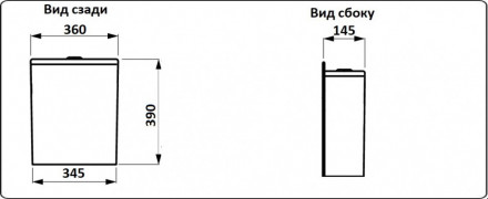 CeramaLux 2171MB Унитаз напольный