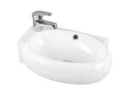 Milleau Perl MU058A-GW Раковина подвесная 43x29x14.5 белый глянец